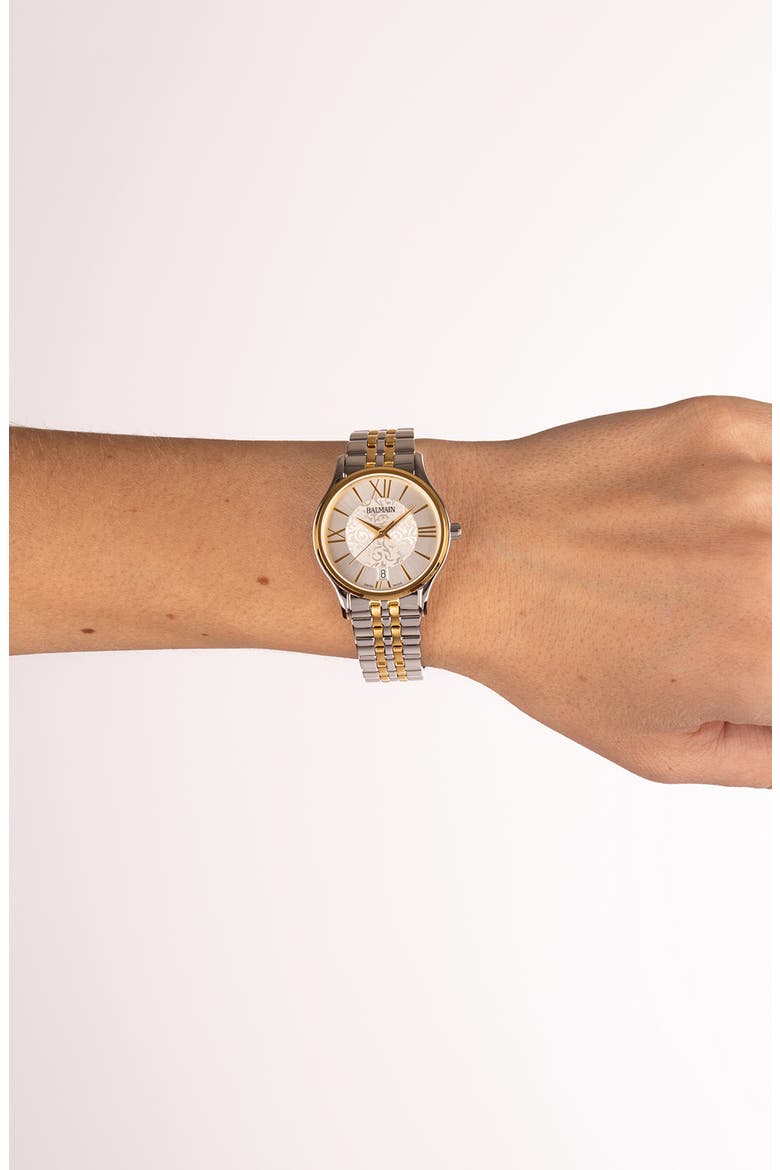 Beleganza Bracelet Watch, 32mm, Alternate, color, BICOLOR STAINLESS STEEL AND YE