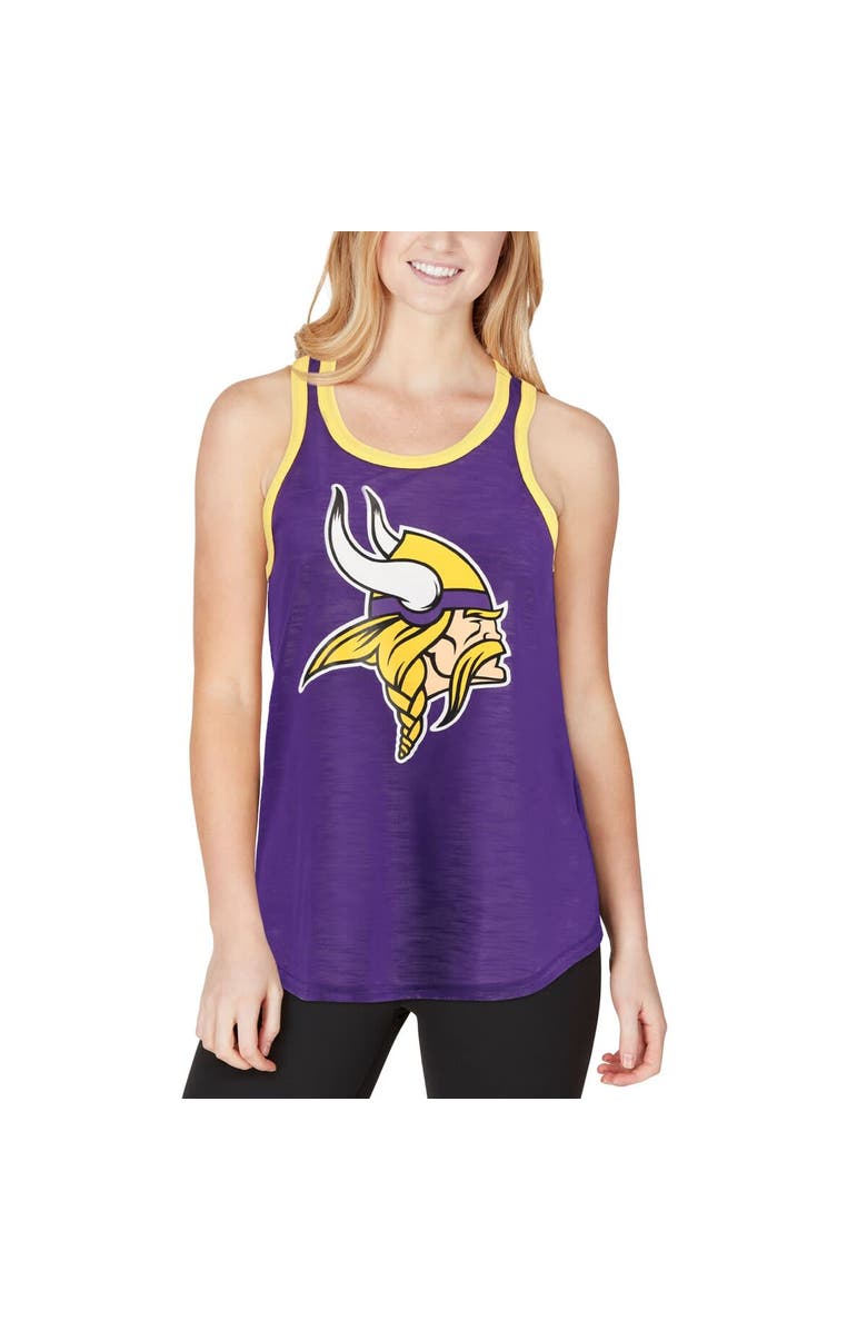 G-III 4HER BY CARL BANKS Women's G-III 4Her by Carl Banks Purple Minnesota Vikings Tater Tank Top, Alternate, color, 