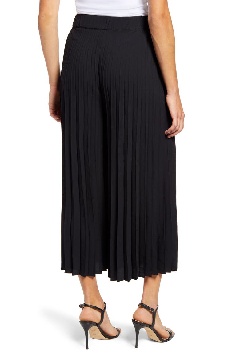 Pleated Pants, Alternate, color, BLACK