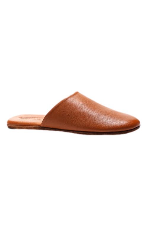 Anthony Veer Clark House Slippers in Tan Pebble Leather  product