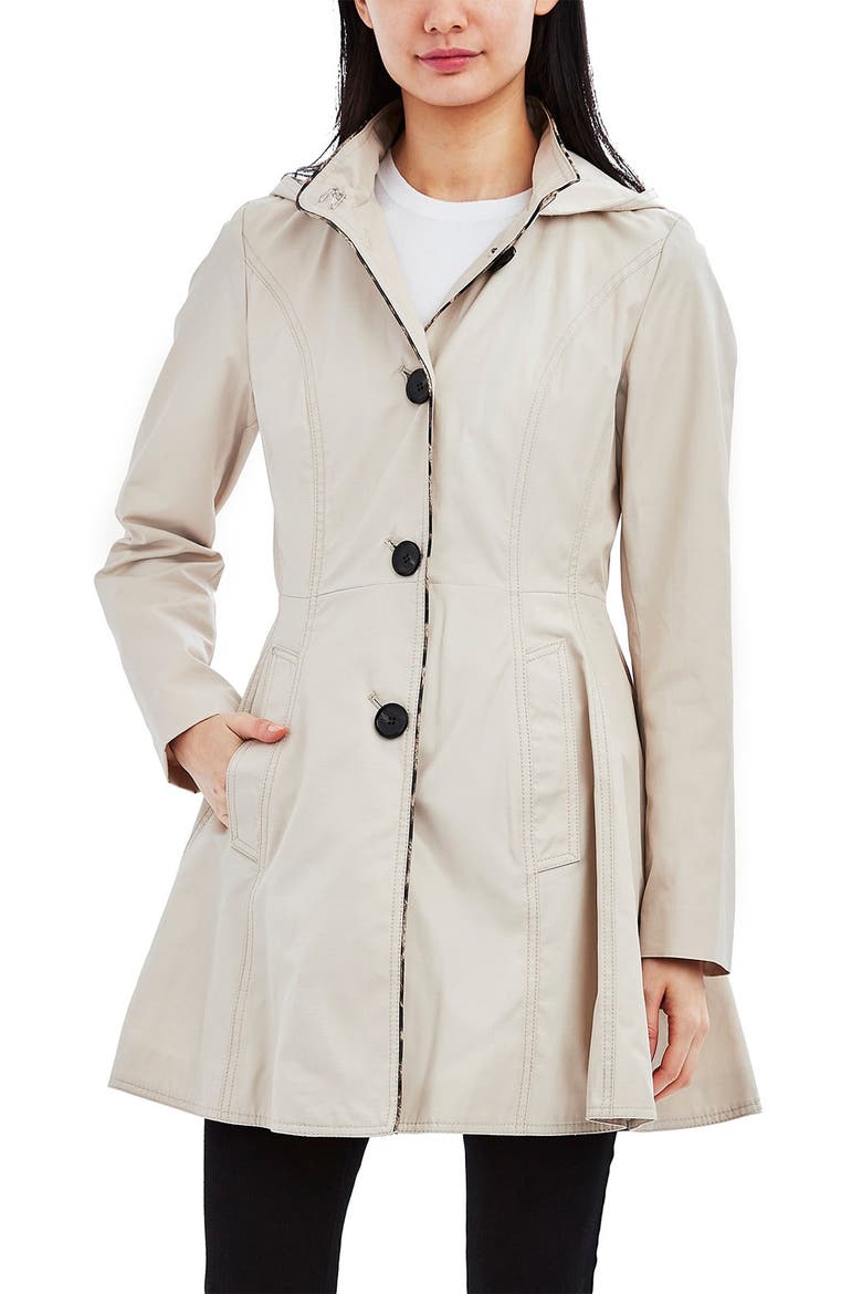 Tie Waist Trench Coat, Alternate, color, OATMEAL