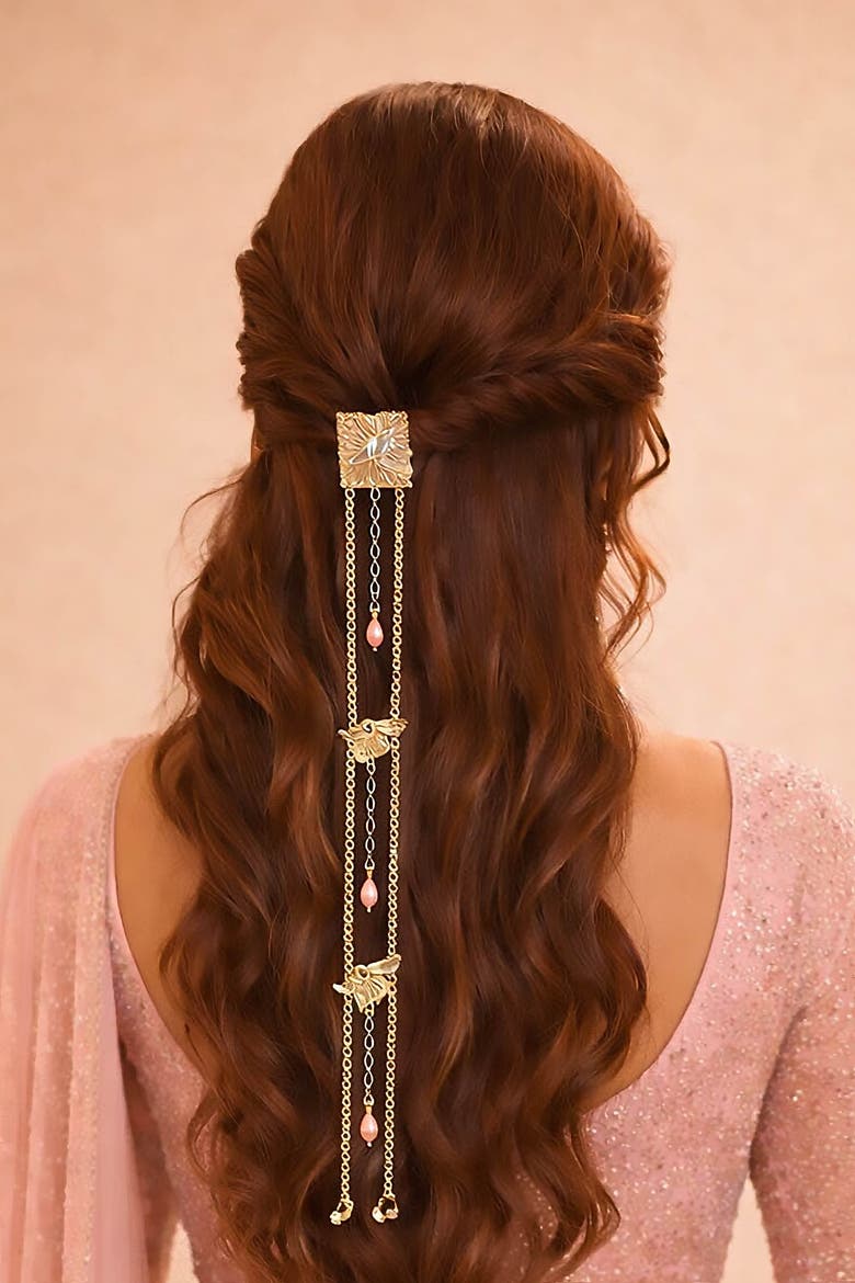 Braid Chain, Alternate, color, Gold