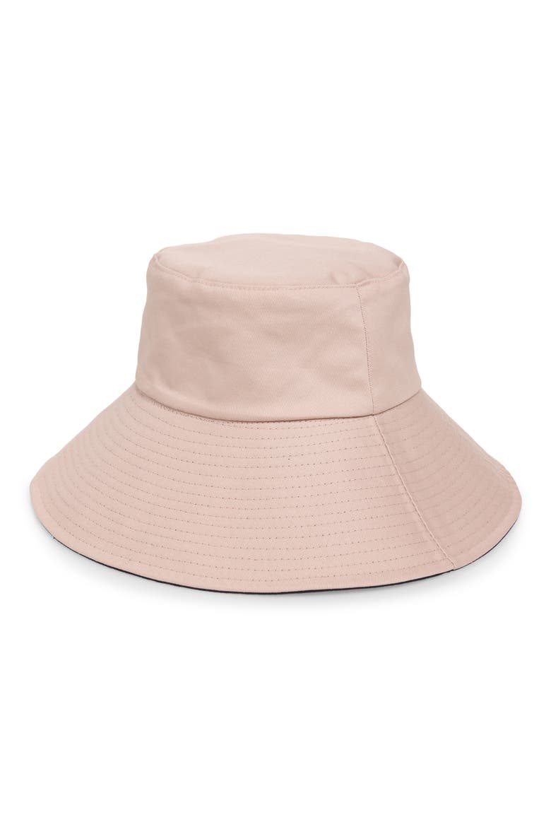 Reversible Cotton Bucket Hat, Alternate, color, ROSE- NAVY