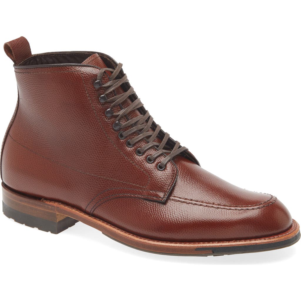 Alden Indy Moc Toe Lace-Up Boot in Brown Alpine Grain  product