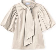 Cartolina Perry Removable Tie Neck Top