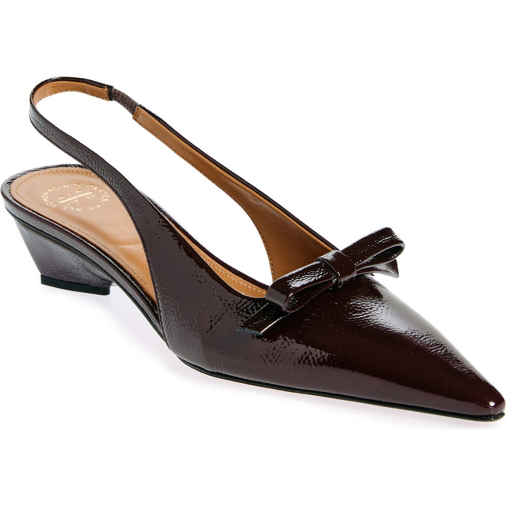 Atp Atelier Fumane Slingback Pointed Toe Pump In Grumello