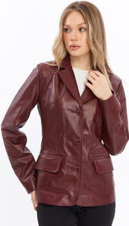 FURNIQ UK Esther Leather Jacket