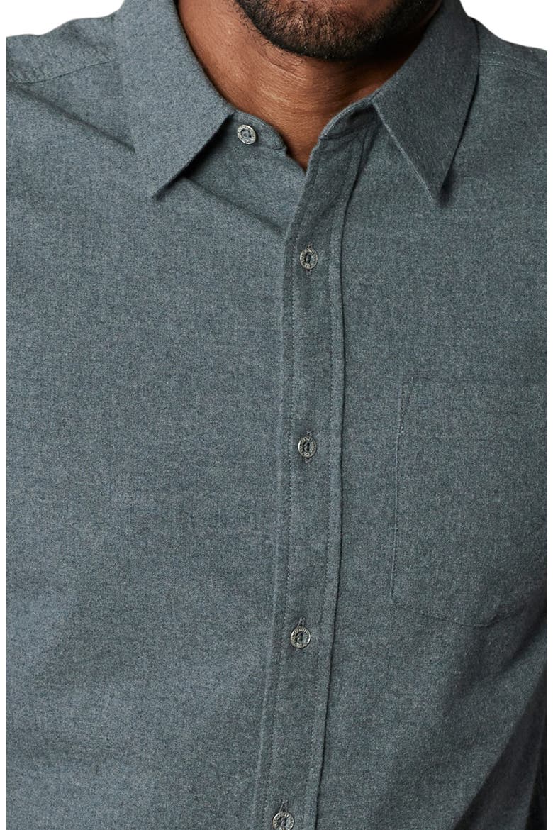 Fairbanks Brushed Cotton Chamois Button-Up Shirt, Alternate, color, WATERLOO