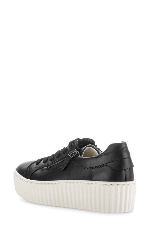 Gabor 53.200 Platform Sneaker In Black