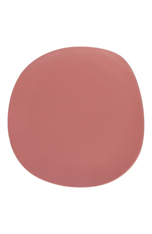 Stone Lain Delilah Porcelain 6-piece Dinner Plate Set In Pink
