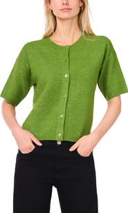 Vince Camuto Short Sleeve Cardigan