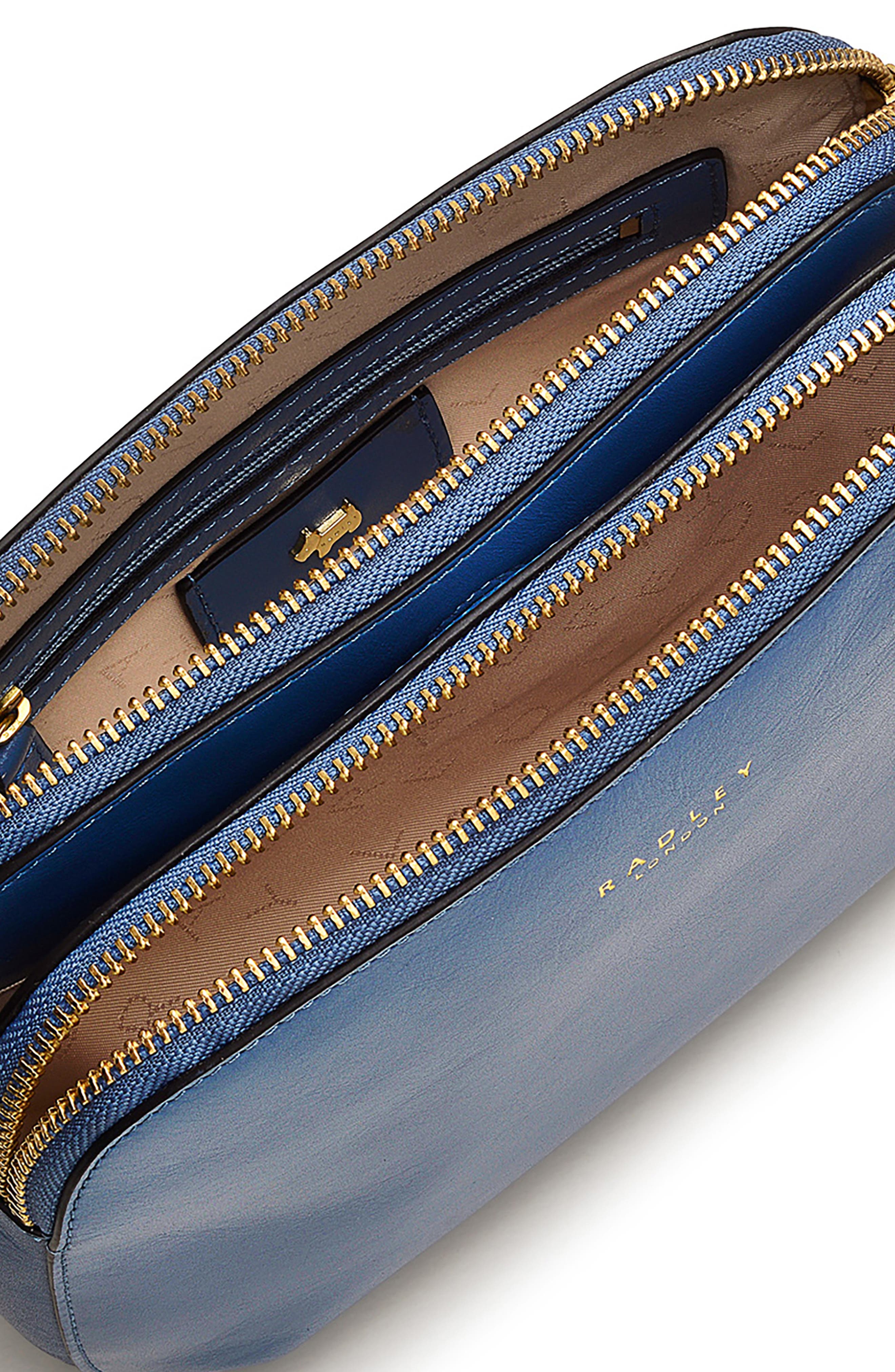 Radley Dukes Place Leather Crossbody Bag, Alternate, color, Boathouse