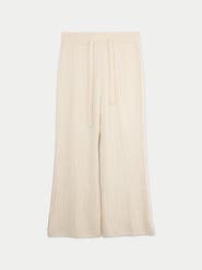 Gobi Cashmere Natural Color Cashmere Flare Pants