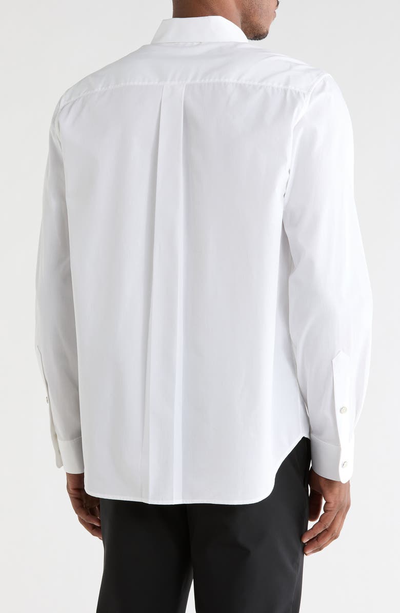 Helmut Lang Curve Classic Fit Button-Up Shirt, Alternate, color, White