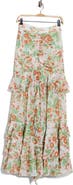 DVF Thea Ruffle Tiered Maxi Skirt