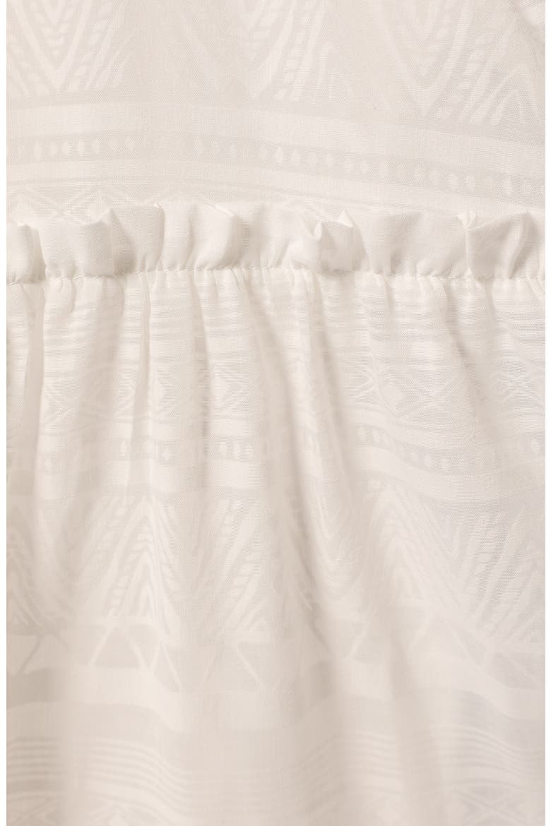 Linde Tiered A-Line Dress, Alternate, color, WHITE