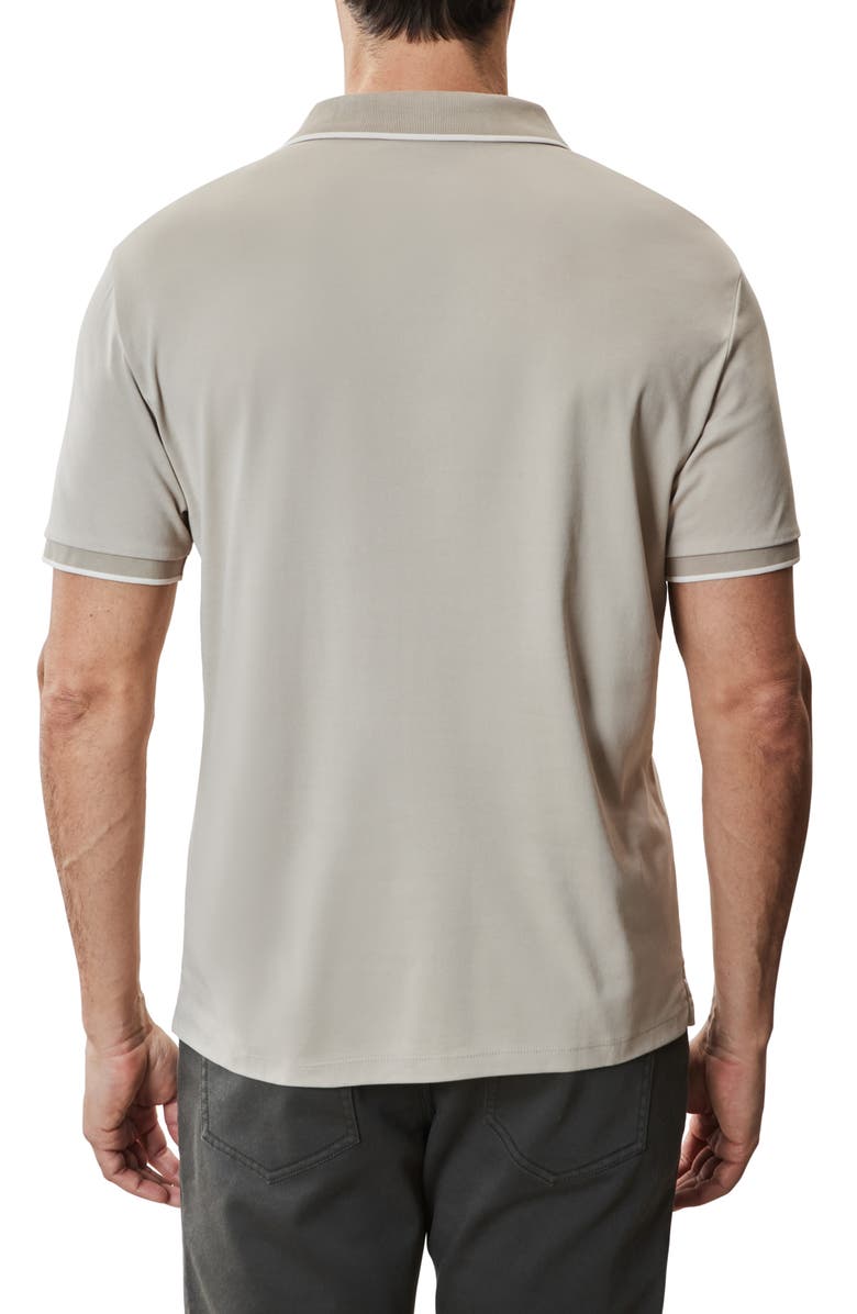 Robert Barakett Northpark Johnny Collar Polo, Alternate, color, Tan
