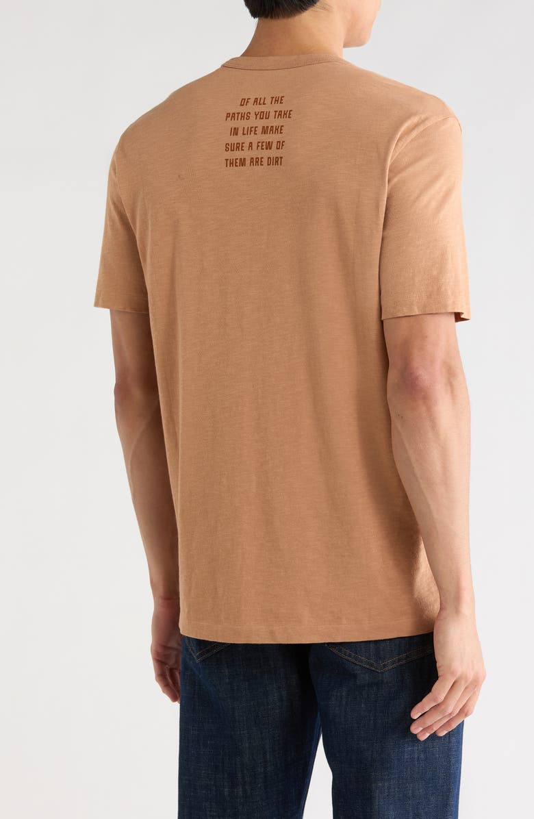 Faherty Dirt Sunwashed Organic Cotton Graphic T-Shirt, Alternate, color, Bronze