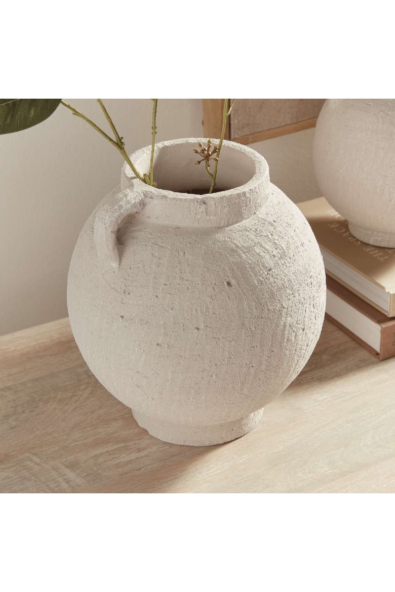 Gianna Vase Medium, Alternate, color, White