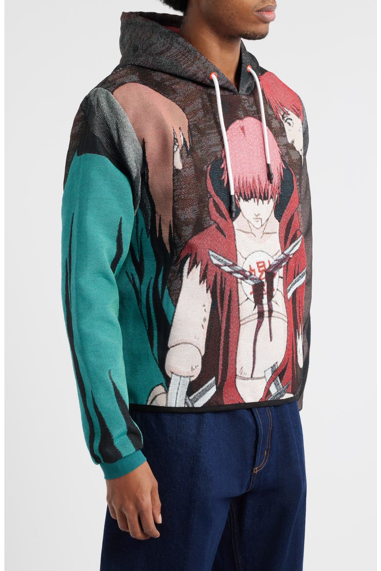 Sasori Hoodie, Alternate, color, GREEN