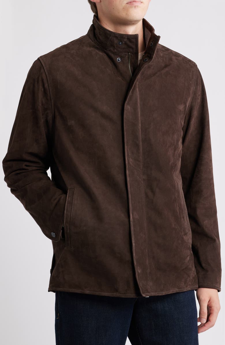 Peter Millar Norwalk Suede Jacket, Alternate, color, Espresso