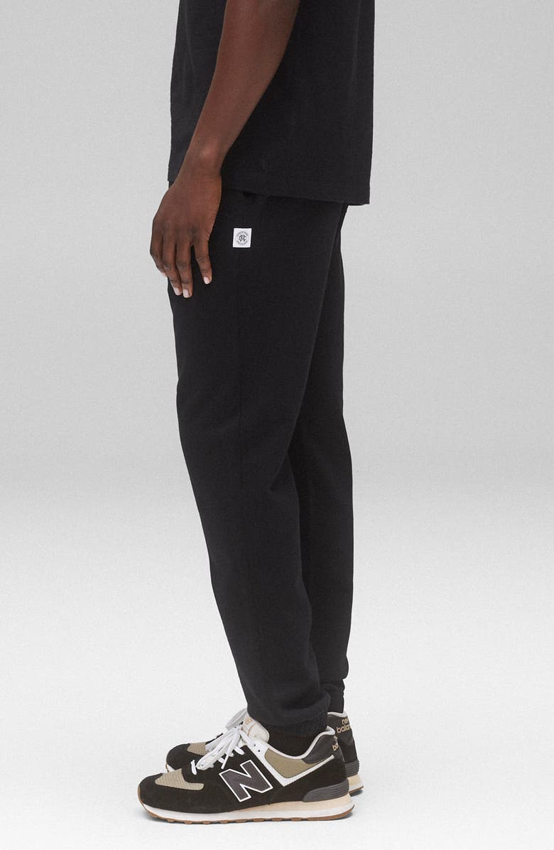 Reigning Champ Cotton Terry Standard Joggers, Alternate, color, Black