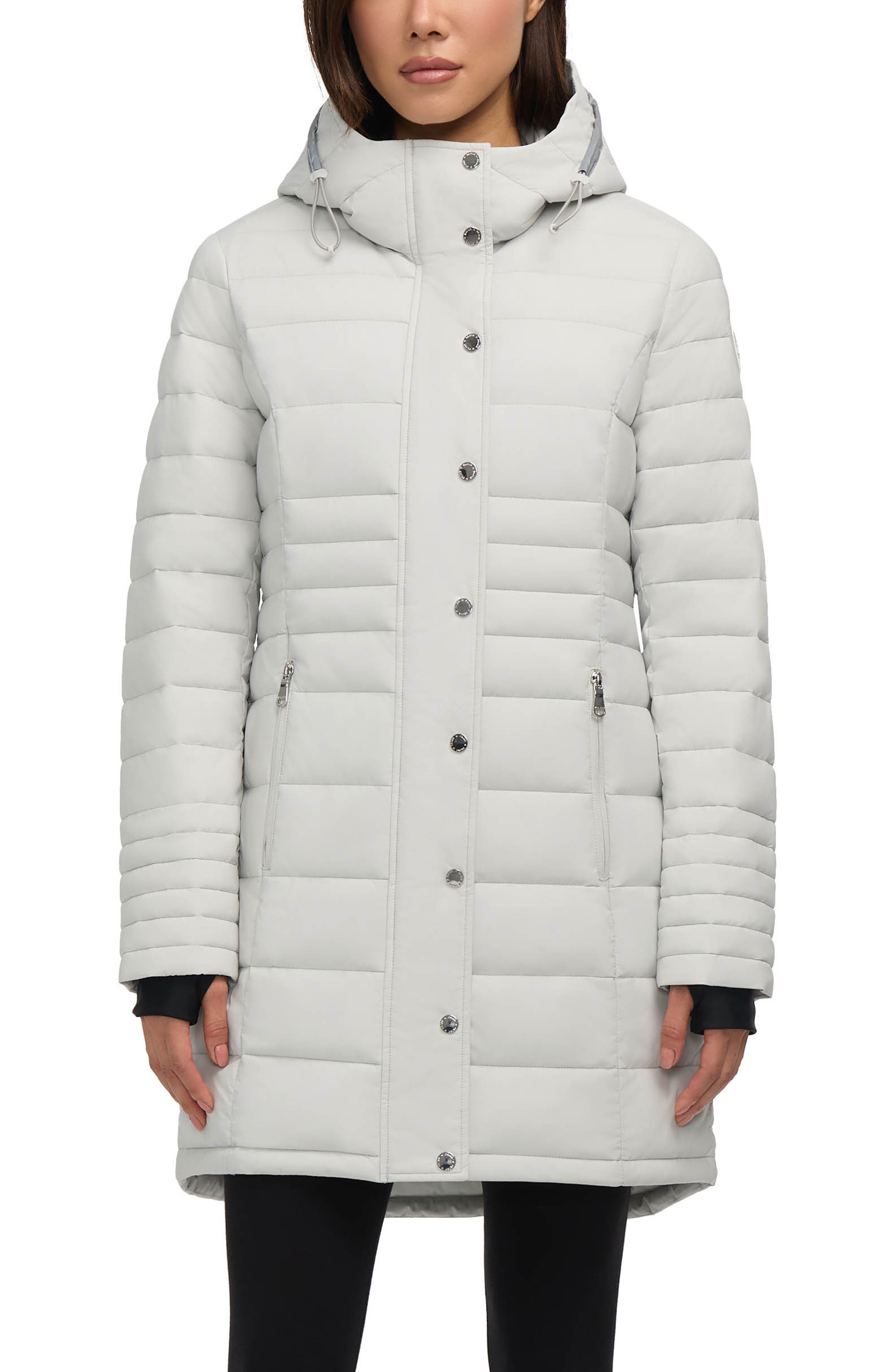 Willow Water Repellent Puffer Coat with Reflective Trim