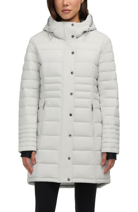 Willow Water Repellent Puffer Coat with Reflective Trim