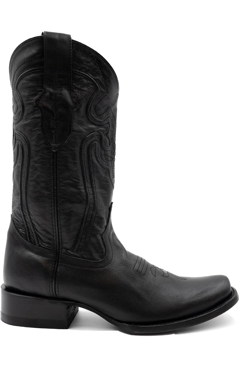 Ferrini Men's Wyatt Western Boot, Alternate, color, Black