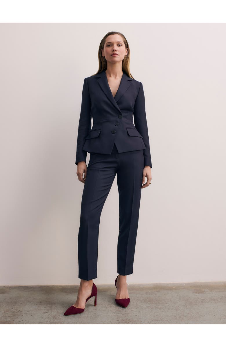 The Fold Tavira Wool Pants, Alternate, color, Navy
