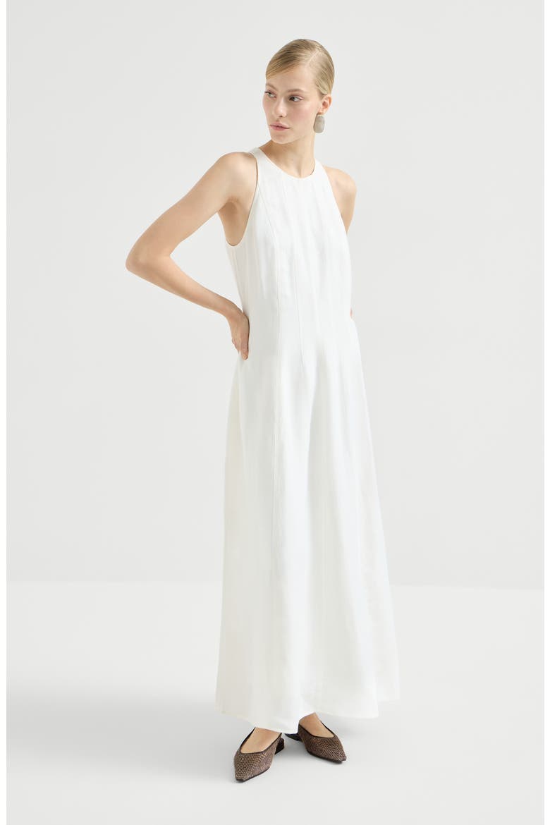 Fluid dress, Main, color, White