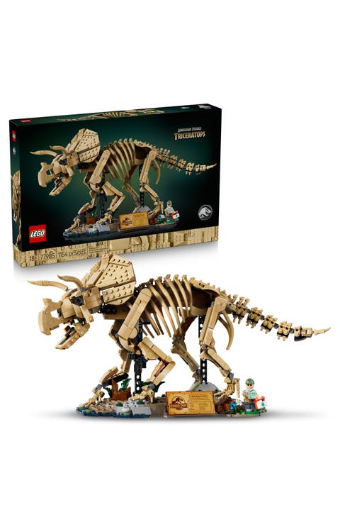 Kids' Jurassic World Dinosaur Fossils Triceratops 77985 Building Set