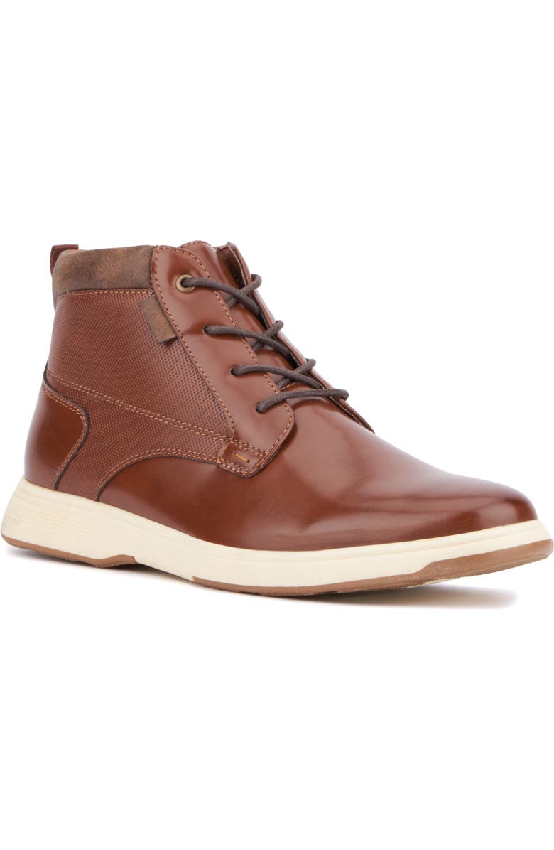 NEW YORK AND COMPANY Darren High Top Sneaker, Main, color, Cognac