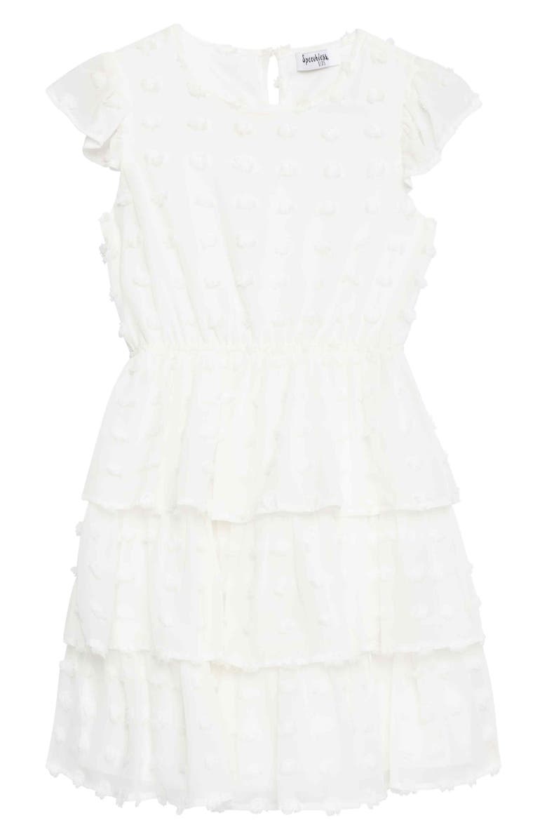 Kids' Clip Dot Tiered Dress
