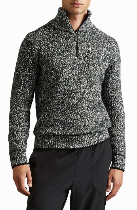 REISS Matias Quarter Zip Sweatshirt outlets