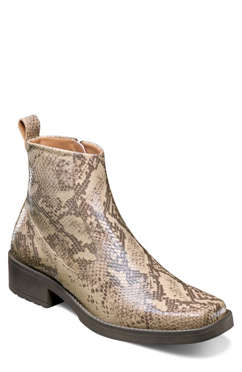 Shea Plain Toe Leather Boot