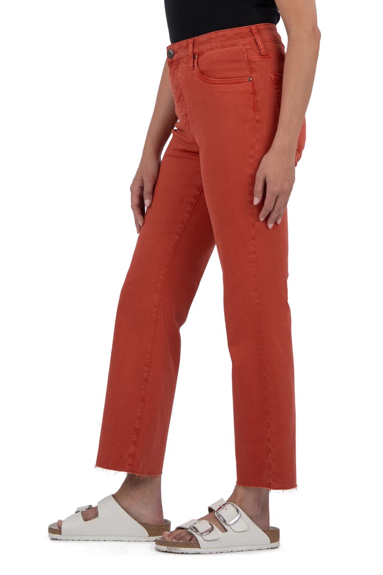 Kelsey High Waist Flare Ankle Jeans, Alternate, color, CLAY
