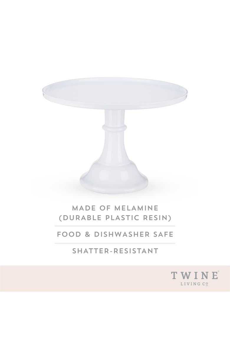 TWINE Melamine Cake Stand, Alternate, color, White