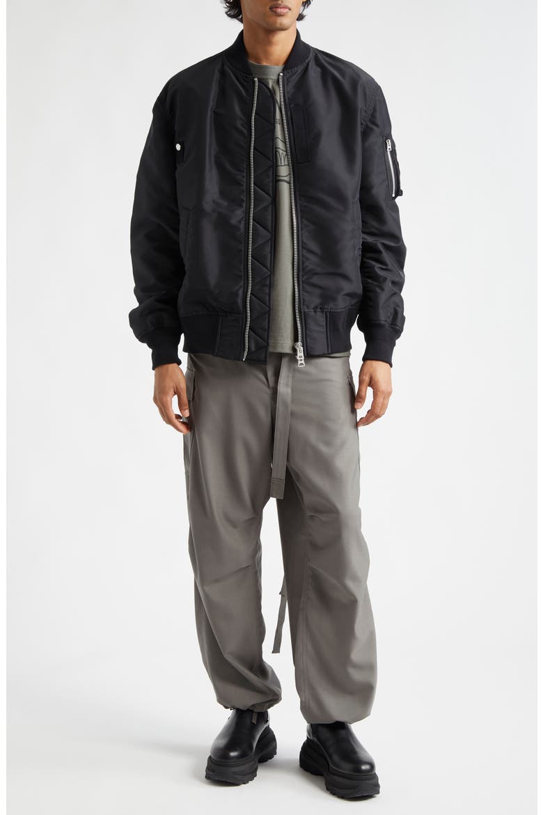 Sacai Nylon Twill Bomber Jacket (Men) | Nordstrom