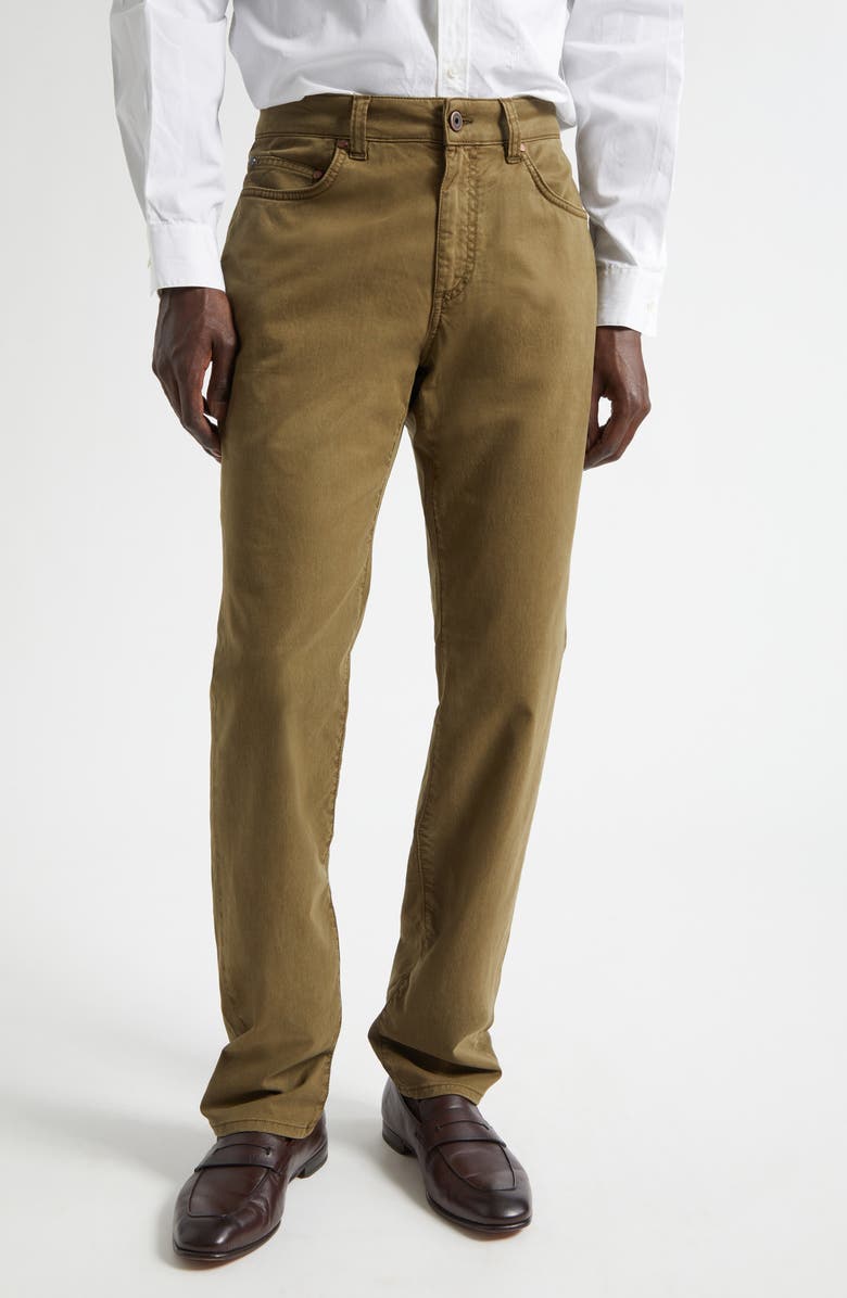 Boglioli Straight Leg Jeans, Main, color, Light Brown