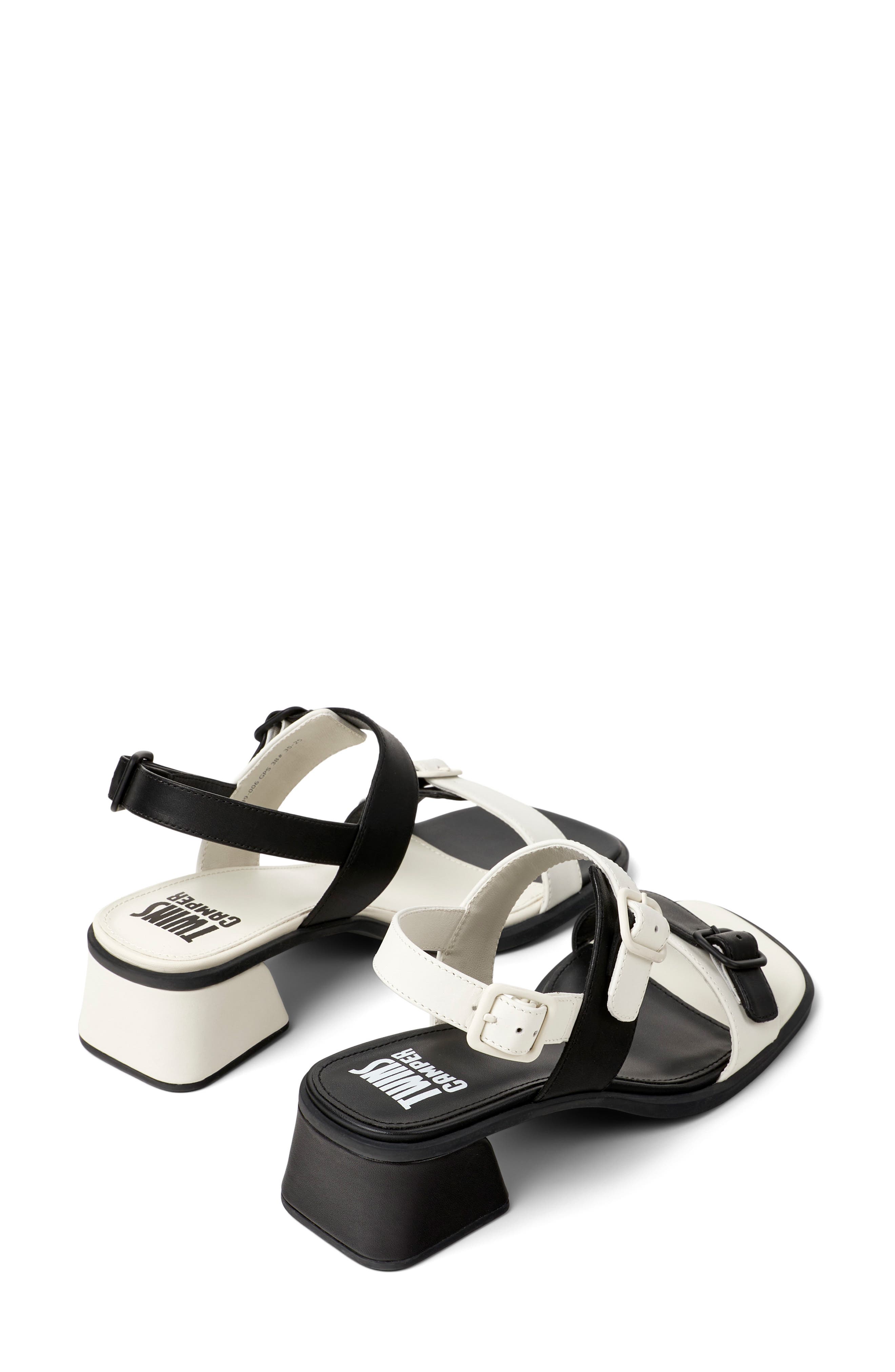 Camper Kora Slingback Sandal, Alternate, color, Multi -White