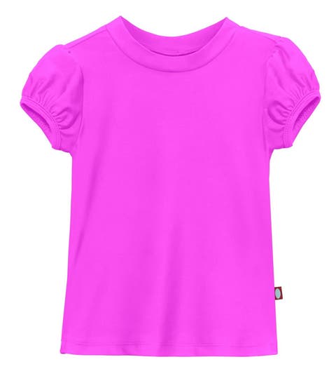 Girls UPF 50+ Puff Sleeve Rashguard (Toddler, Little Kid, Big Kid)
