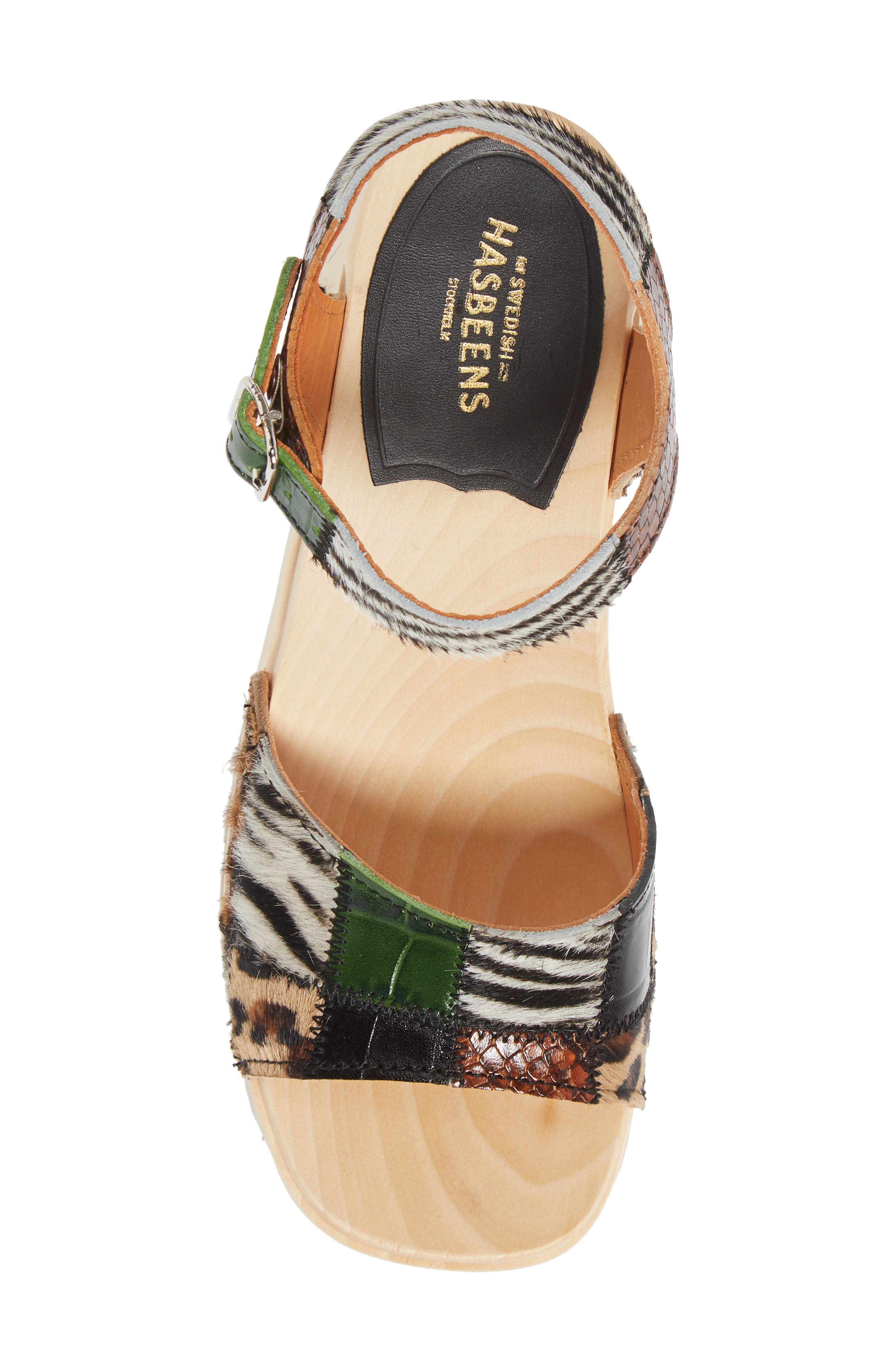 Swedish Hasbeens Jungle Sandal, Alternate, color, 