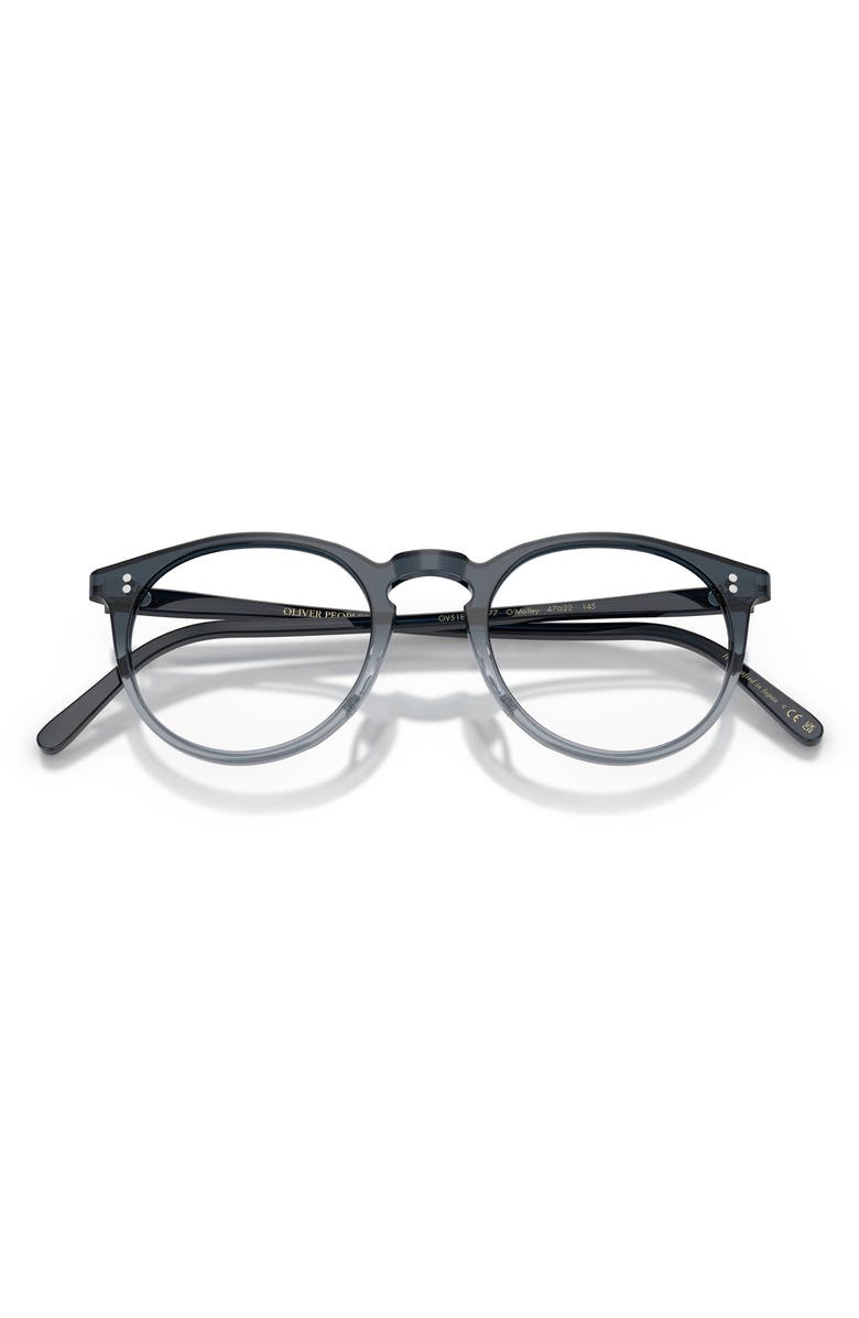 Oliver Peoples O'Malley 47mm Round Optical Glasses, Alternate, color, Twilight Gradient/ Demo Lens