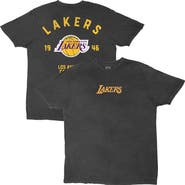 Stadium Essentials Men's Stadium Essentials  Charcoal Los Angeles Lakers Get Back Oversized Vintage T-Shirt