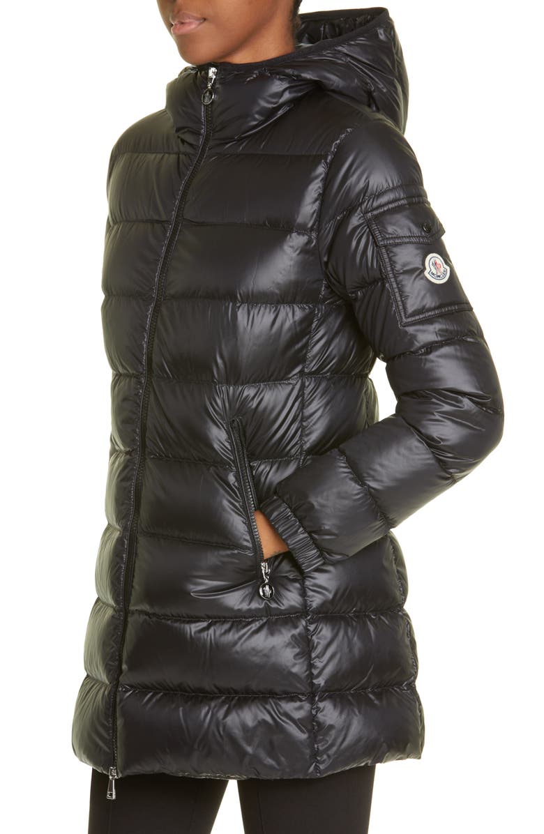 Moncler Glements Down Parka, Alternate, color, Black