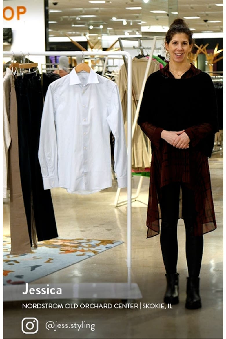 Slim Fit Dot Print Dress Shirt video