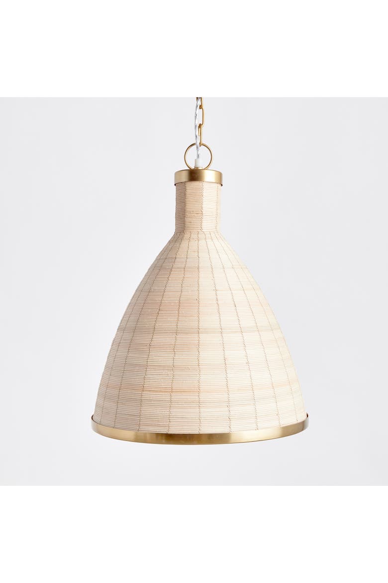 Maye Petite Bell Pendant, Alternate, color, Brown
