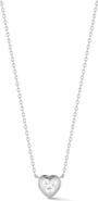 GLAZE JEWELRY Heart Cut Cubic Zirconia Pendant Necklace