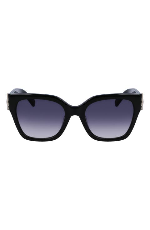 55mm Rectangular Sunglasses